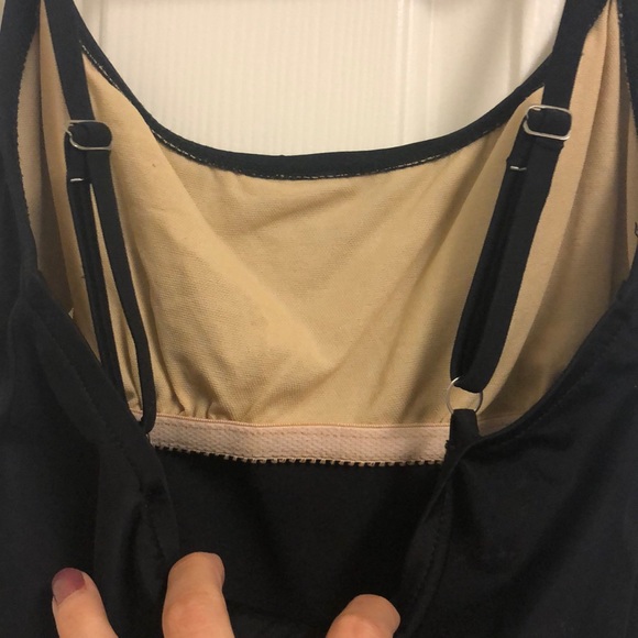 Black Stretch top/ Summer crop top w tassels fringe - Picture 5 of 7